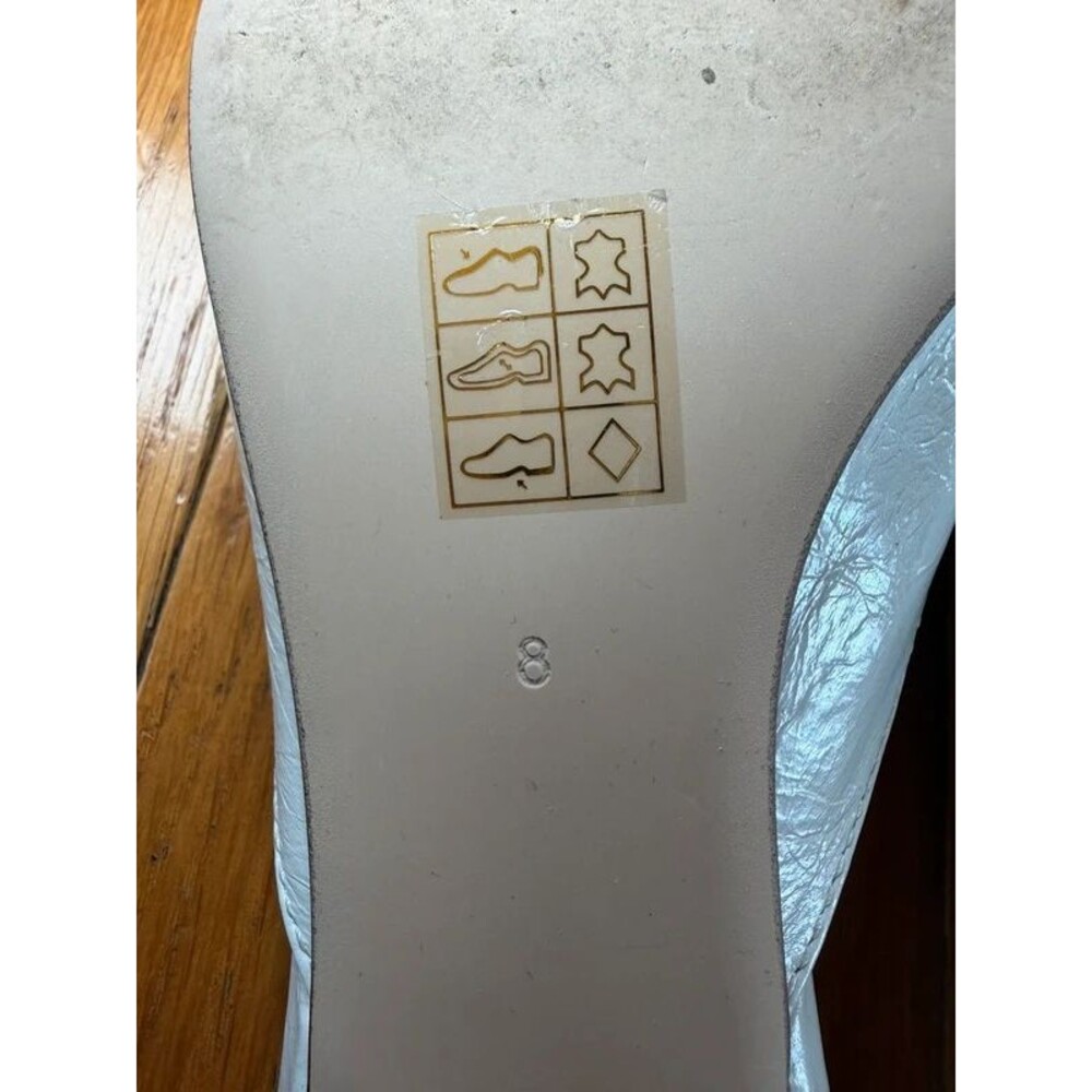 Jeffrey Campbell Prevail kitten heel mules in white leather Women’s Sz 8 - Picture 6 of 7